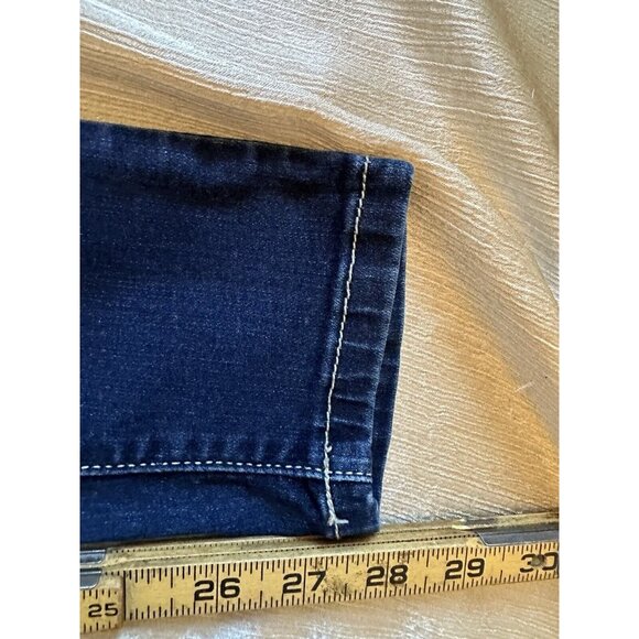 Kancan Jeans Womens 26 Blue Mid-Rise‎ Skinny Denim Zip Fly Dark Wash - Picture 5 of 7